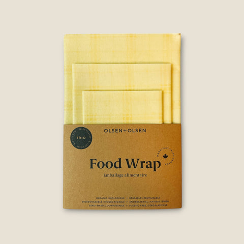 Olsen+Olsen 3-pack Beeswax Wraps