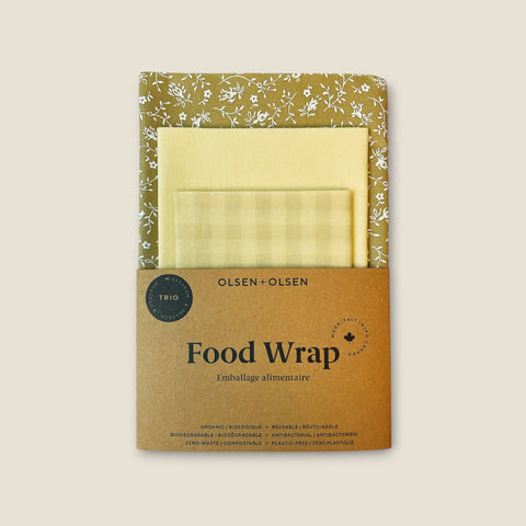 Olsen+Olsen 3-pack Beeswax Wraps