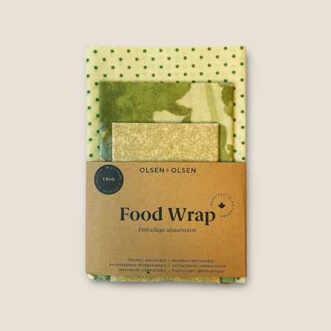 Olsen+Olsen 3-pack Beeswax Wraps